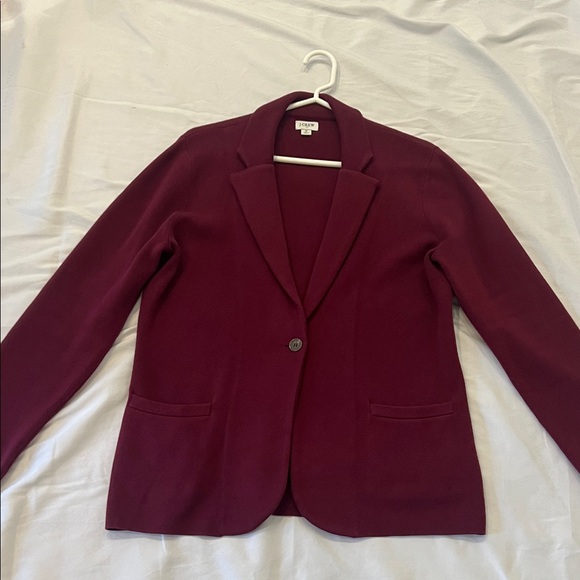 J. Crew Factory Deep Red Blazer - Picture 1 of 2